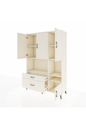 Hyperion Dolap 7 Raflı 2 Çekmeceli 4 Kapaklı 132x44x195 Aytaşı-Aytaşı/Aytaşı