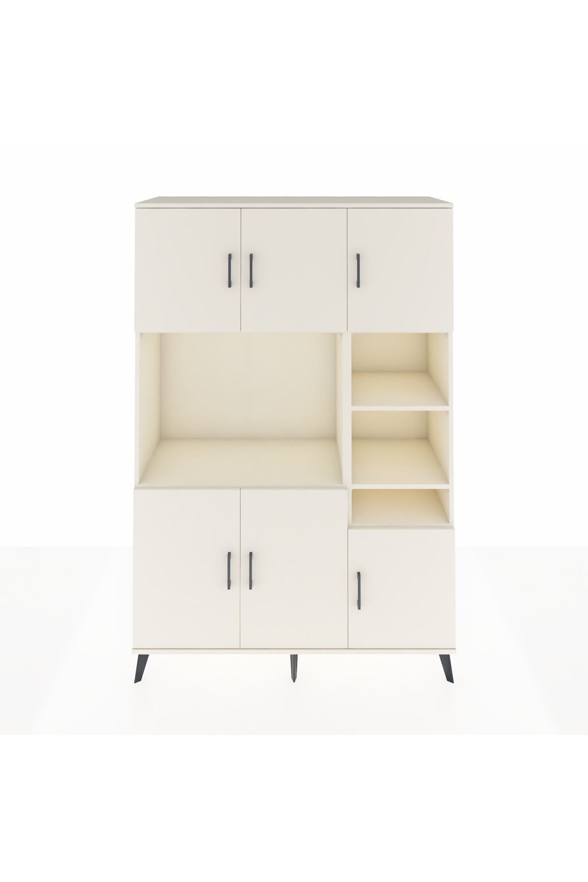 Hyperion Dolap 10 Raflı 6 Kapaklı 132x44x195 Aytaşı-Aytaşı/Aytaşı