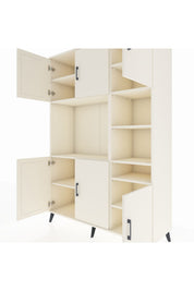 Hyperion Dolap 10 Raflı 6 Kapaklı 132x44x195 Aytaşı-Aytaşı/Aytaşı