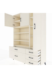 Hyperion Dolap 9 Raflı 5 Çekmeceli 3 Kapaklı 132x44x195 Aytaşı-Aytaşı/Aytaşı