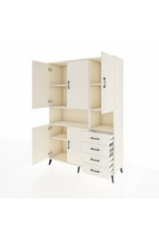 Hyperion Dolap 7 Raflı 4 Çekmeceli 5 Kapaklı 132x44x195 Aytaşı-Aytaşı/Aytaşı