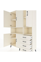 Hyperion Dolap 7 Raflı 4 Çekmeceli 5 Kapaklı 132x44x195 Aytaşı-Aytaşı/Aytaşı