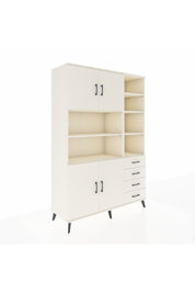 Hyperion Dolap 9 Raflı 4 Çekmeceli 4 Kapaklı 132x44x195 Aytaşı-Aytaşı/Aytaşı