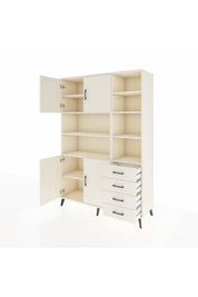 Hyperion Dolap 9 Raflı 4 Çekmeceli 4 Kapaklı 132x44x195 Aytaşı-Aytaşı/Aytaşı