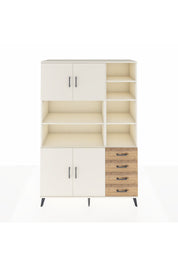 Hyperion Dolap 9 Raflı 4 Çekmeceli 4 Kapaklı 132x44x195 Aytaşı-Aytaşı/Çam