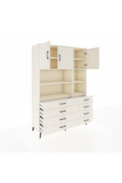 Hyperion Dolap 8 Raflı 8 Çekmeceli 3 Kapaklı 132x44x195 Aytaşı-Aytaşı/Aytaşı