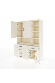 Hyperion Dolap 8 Raflı 5 Çekmeceli 3 Kapaklı 132x44x195 Aytaşı-Aytaşı/Aytaşı