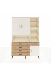 Hyperion Dolap 8 Raflı 5 Çekmeceli 3 Kapaklı 132x44x195 Aytaşı-Aytaşı/Çam