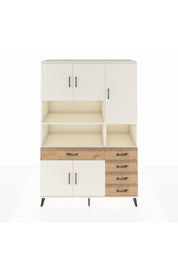 Hyperion Dolap 9 Raflı 5 Çekmeceli 5 Kapaklı 132x44x195 Aytaşı-Aytaşı/Çam