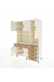 Hyperion Dolap 9 Raflı 5 Çekmeceli 5 Kapaklı 132x44x195 Aytaşı-Aytaşı/Çam