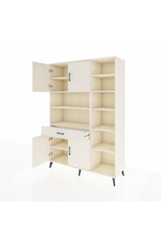 Hyperion Dolap 10 Raflı Tek Çekmeceli 4 Kapaklı 132x44x195 Aytaşı-Aytaşı/Aytaşı