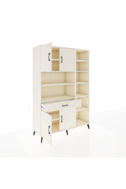 Hyperion Dolap 10 Raflı Tek Çekmeceli 4 Kapaklı 132x44x195 Aytaşı-Aytaşı/Aytaşı