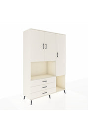 Hyperion Dolap 6 Raflı 3 Çekmeceli 3 Kapaklı 132x44x195 Aytaşı-Aytaşı/Aytaşı