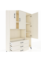 Hyperion Dolap 6 Raflı 3 Çekmeceli 3 Kapaklı 132x44x195 Aytaşı-Aytaşı/Aytaşı