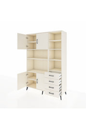 Hyperion Dolap 9 Raflı 4 Çekmeceli 4 Kapaklı 132x44x195 Aytaşı-Aytaşı/Aytaşı