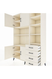 Hyperion Dolap 9 Raflı 4 Çekmeceli 4 Kapaklı 132x44x195 Aytaşı-Aytaşı/Aytaşı