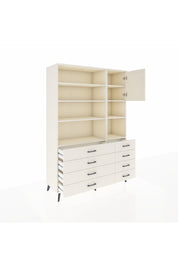 Hyperion Dolap 8 Raflı 8 Çekmeceli Tek Kapaklı  132x44x195 Aytaşı-Aytaşı/Aytaşı