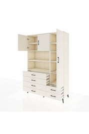 Hyperion Dolap 9 Raflı 6 Çekmeceli 3 Kapaklı 132x44x195 Aytaşı-Aytaşı/Aytaşı