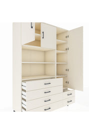 Hyperion Dolap 9 Raflı 6 Çekmeceli 3 Kapaklı 132x44x195 Aytaşı-Aytaşı/Aytaşı