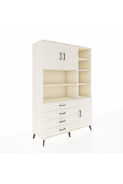 Hyperion Dolap 9 Raflı 4 Çekmeceli 3 Kapaklı 132x44x195 Aytaşı-Aytaşı/Aytaşı