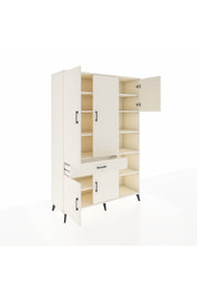 Hyperion Dolap 10 Raflı Tek Çekmeceli 5 Kapaklı 132x44x195 Aytaşı-Aytaşı/Aytaşı