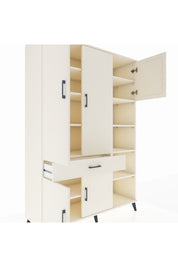 Hyperion Dolap 10 Raflı Tek Çekmeceli 5 Kapaklı 132x44x195 Aytaşı-Aytaşı/Aytaşı