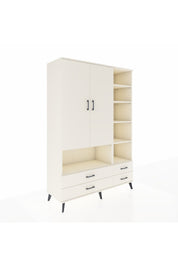 Hyperion Dolap 10 Raflı 4 Çekmeceli 2 Kapaklı 132x44x195 Aytaşı-Aytaşı/Aytaşı