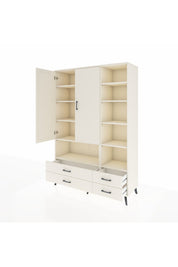 Hyperion Dolap 10 Raflı 4 Çekmeceli 2 Kapaklı 132x44x195 Aytaşı-Aytaşı/Aytaşı