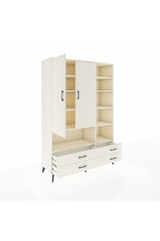 Hyperion Dolap 10 Raflı 4 Çekmeceli 2 Kapaklı 132x44x195 Aytaşı-Aytaşı/Aytaşı