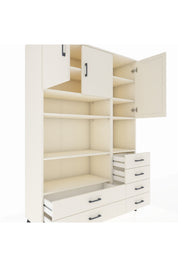 Hyperion Dolap 9 Raflı 6 Çekmeceli 3 Kapaklı 132x44x195 Aytaşı-Aytaşı/Aytaşı