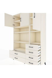 Hyperion Dolap 9 Raflı 6 Çekmeceli 3 Kapaklı 132x44x195 Aytaşı-Aytaşı/Aytaşı