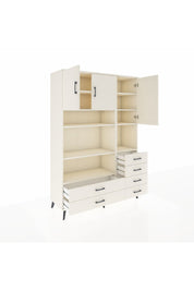 Hyperion Dolap 9 Raflı 6 Çekmeceli 3 Kapaklı 132x44x195 Aytaşı-Aytaşı/Aytaşı