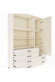Hyperion Dolap 7 Raflı 6 Çekmeceli Tek Kapaklı  132x44x195 Aytaşı-Aytaşı/Aytaşı