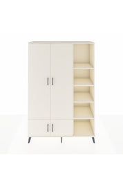 Hyperion Dolap 6 Raflı 4 Kapaklı Tek Askılı 132x44x195 Aytaşı-Aytaşı/Aytaşı