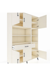 Hyperion Dolap 10 Raflı Tek Çekmeceli 6 Kapaklı 132x44x195 Aytaşı-Aytaşı/Aytaşı