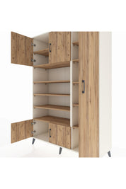 Hyperion Dolap 11 Raflı 5 Kapaklı 132x44x195 Aytaşı-Çam/Çam