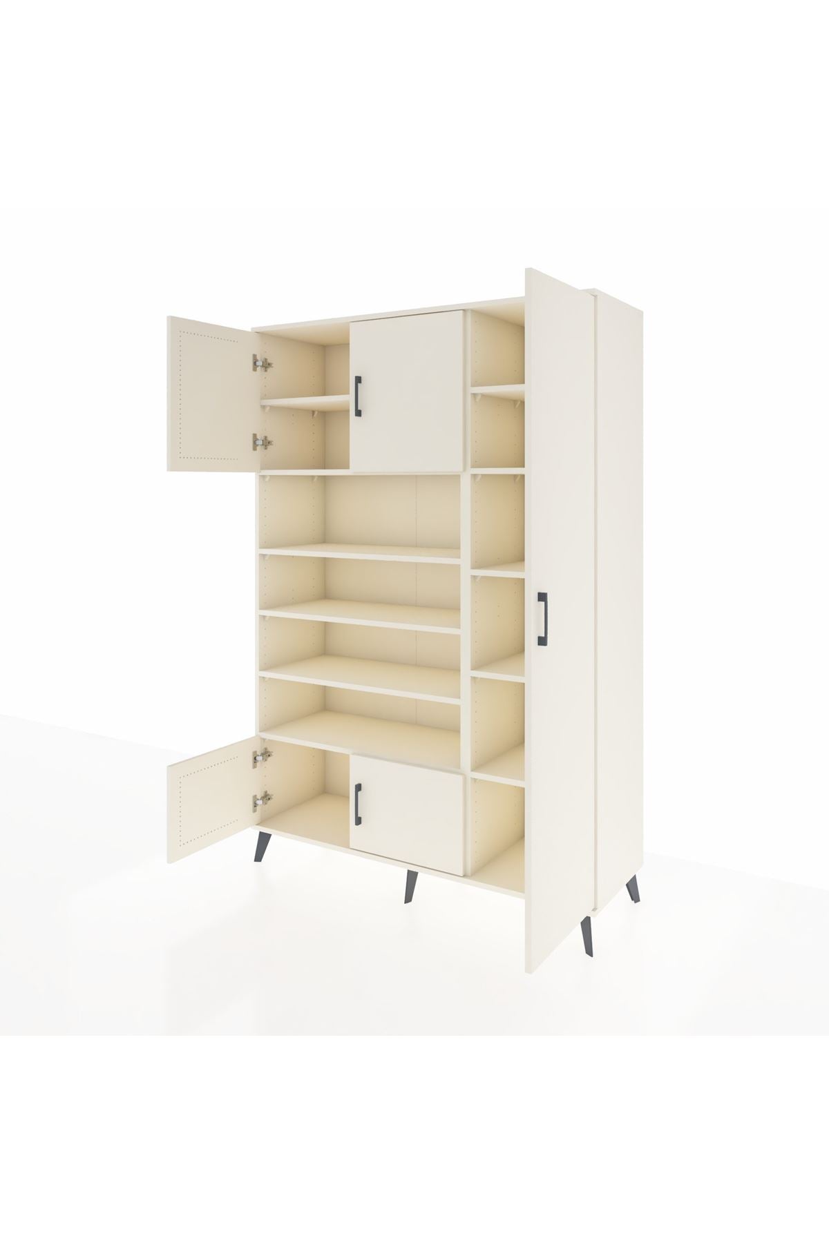 Hyperion Dolap 11 Raflı 5 Kapaklı 132x44x195 Aytaşı-Aytaşı/Aytaşı