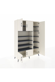 Hyperion Dolap 11 Raflı 5 Kapaklı 132x44x195 Aytaşı-Aytaşı/Antrasit