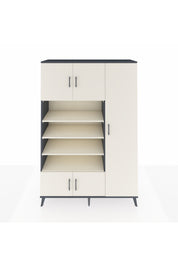 Hyperion Dolap 11 Raflı 5 Kapaklı 132x44x195 Antrasit-Aytaşı/Aytaşı