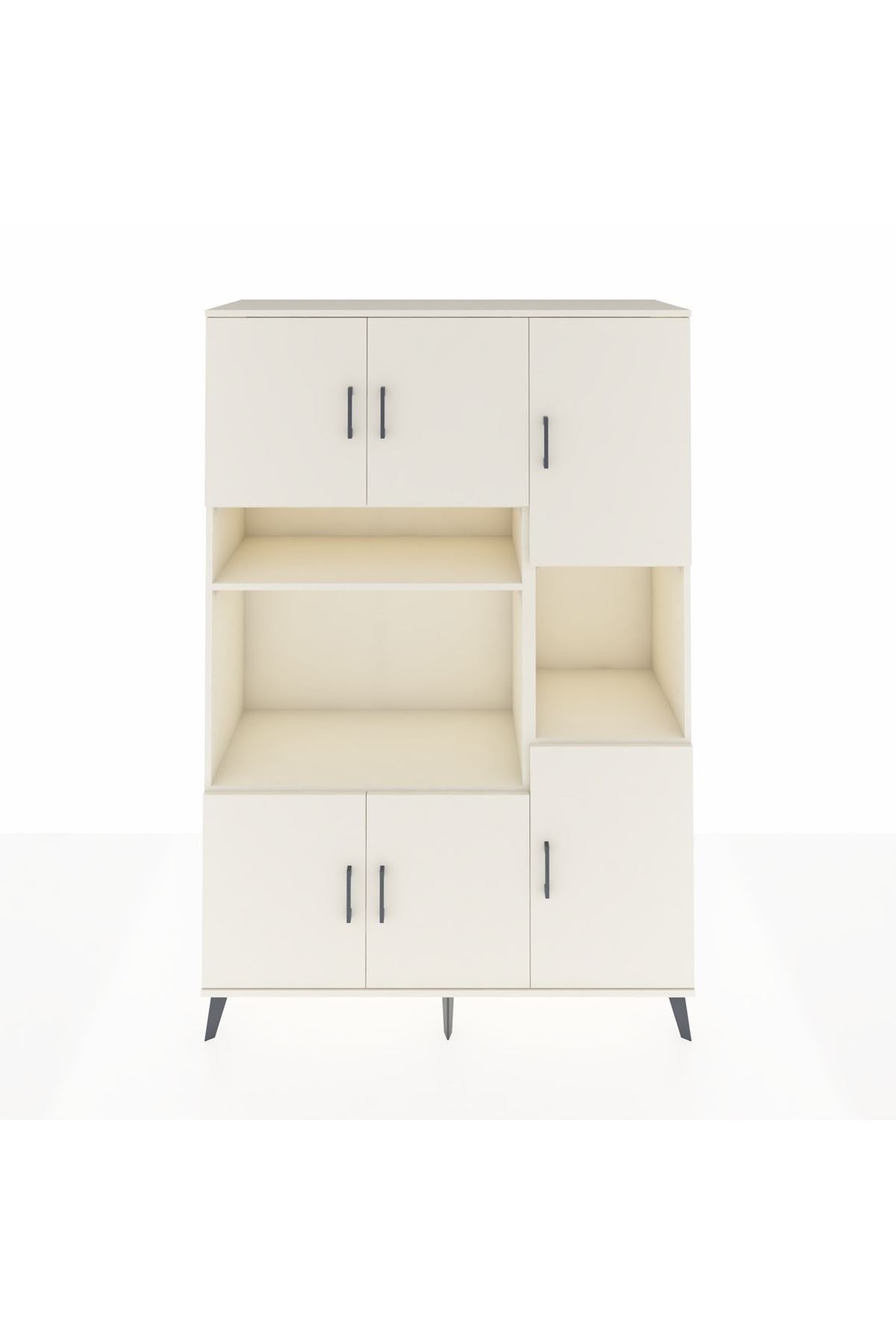 Hyperion Dolap 9 Raflı 6 Kapaklı 132x44x195 Aytaşı-Aytaşı/Aytaşı