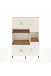 Hyperion Dolap 9 Raflı 6 Kapaklı 132x44x195 Aytaşı-Aytaşı/Çam