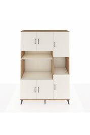 Hyperion Dolap 9 Raflı 6 Kapaklı 132x44x195 Çam-Aytaşı/Aytaşı