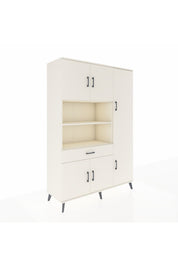 Hyperion Dolap 10 Raflı Tek Çekmeceli 6 Kapaklı 132x44x195 Aytaşı-Aytaşı/Aytaşı