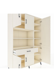 Hyperion Dolap 10 Raflı Tek Çekmeceli 6 Kapaklı 132x44x195 Aytaşı-Aytaşı/Aytaşı