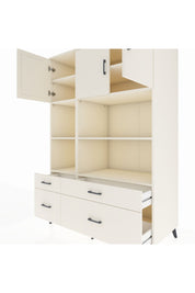 Kronos Dolap 8 Raflı 4 Çekmeceli 3 Kapaklı 132x59x195 Aytaşı-Aytaşı/Aytaşı