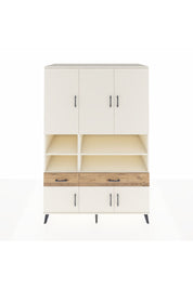 Kronos Dolap 8 Raflı 2 Çekmeceli 6 Kapaklı 132x59x195 Aytaşı-Aytaşı/Çam