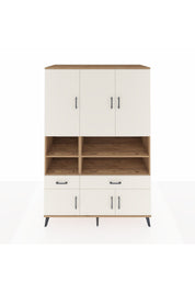 Kronos Dolap 8 Raflı 2 Çekmeceli 6 Kapaklı 132x59x195 Çam-Aytaşı/Aytaşı