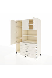 Kronos Dolap 7 Raflı 4 Çekmeceli 3 Kapaklı 132x59x195 Aytaşı-Aytaşı/Aytaşı