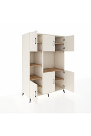 Kronos Dolap 9 Raflı 6 Kapaklı 132x59x195 Aytaşı-Aytaşı/Çam