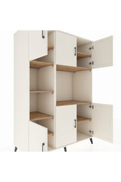 Kronos Dolap 9 Raflı 6 Kapaklı 132x59x195 Aytaşı-Aytaşı/Çam